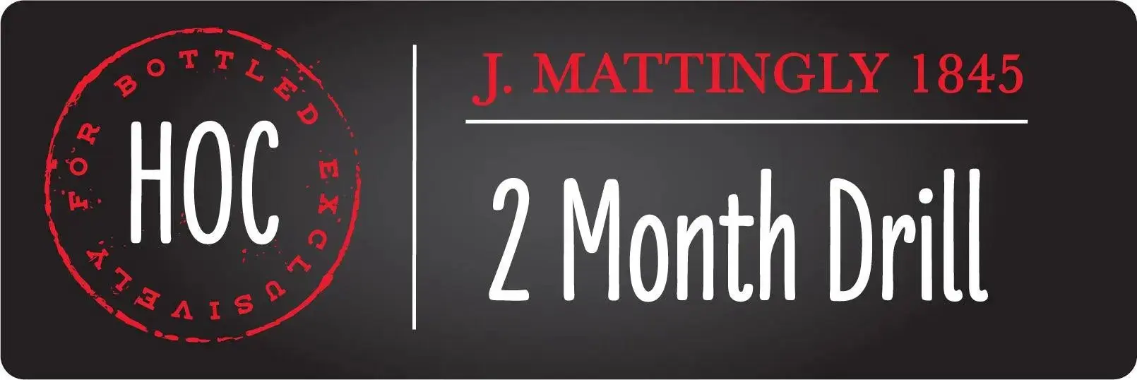J. Mattingly 1845 Single Barrel Bourbon “2 Month Drill” Private Barrel - Image 2