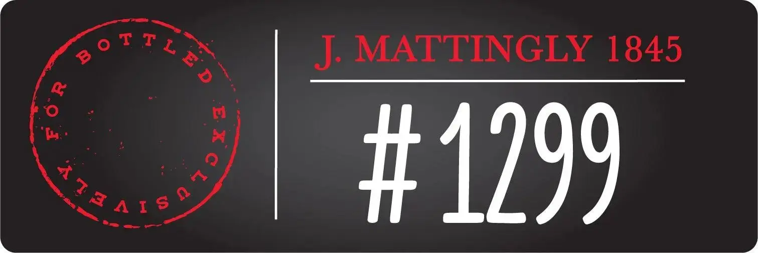 J. Mattingly 1845 Single Barrel Bourbon Whiskey Private Barrel #1299 - Image 2