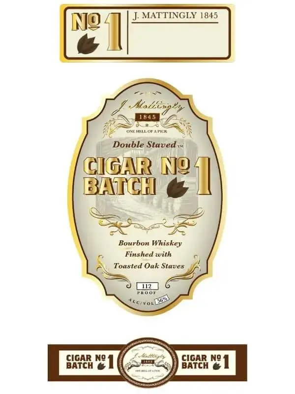 J. Mattingly Cigar Batch No. 1 Bourbon Whiskey Double Staved