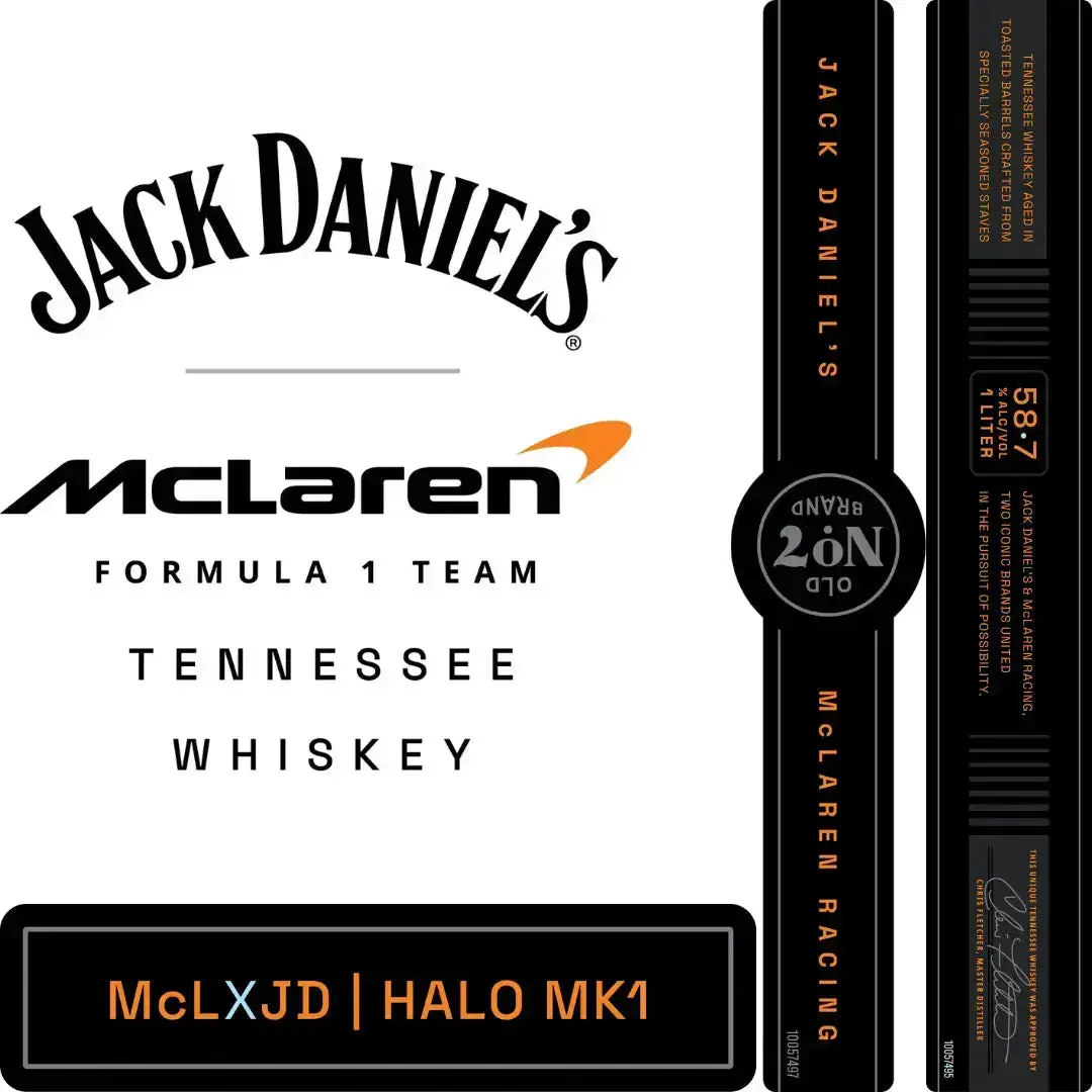 Jack Daniel’s X Mclaren Halo Prestige Tennessee Whiskey Limited Edition 1L - Image 3