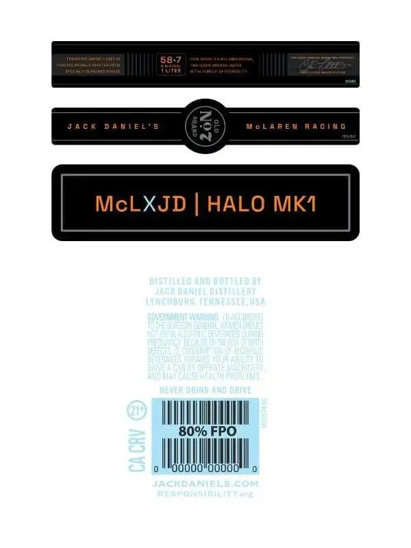 Jack Daniel's & McLaren Racing Tennessee Whiskey - Limited Edition 1L - Image 2