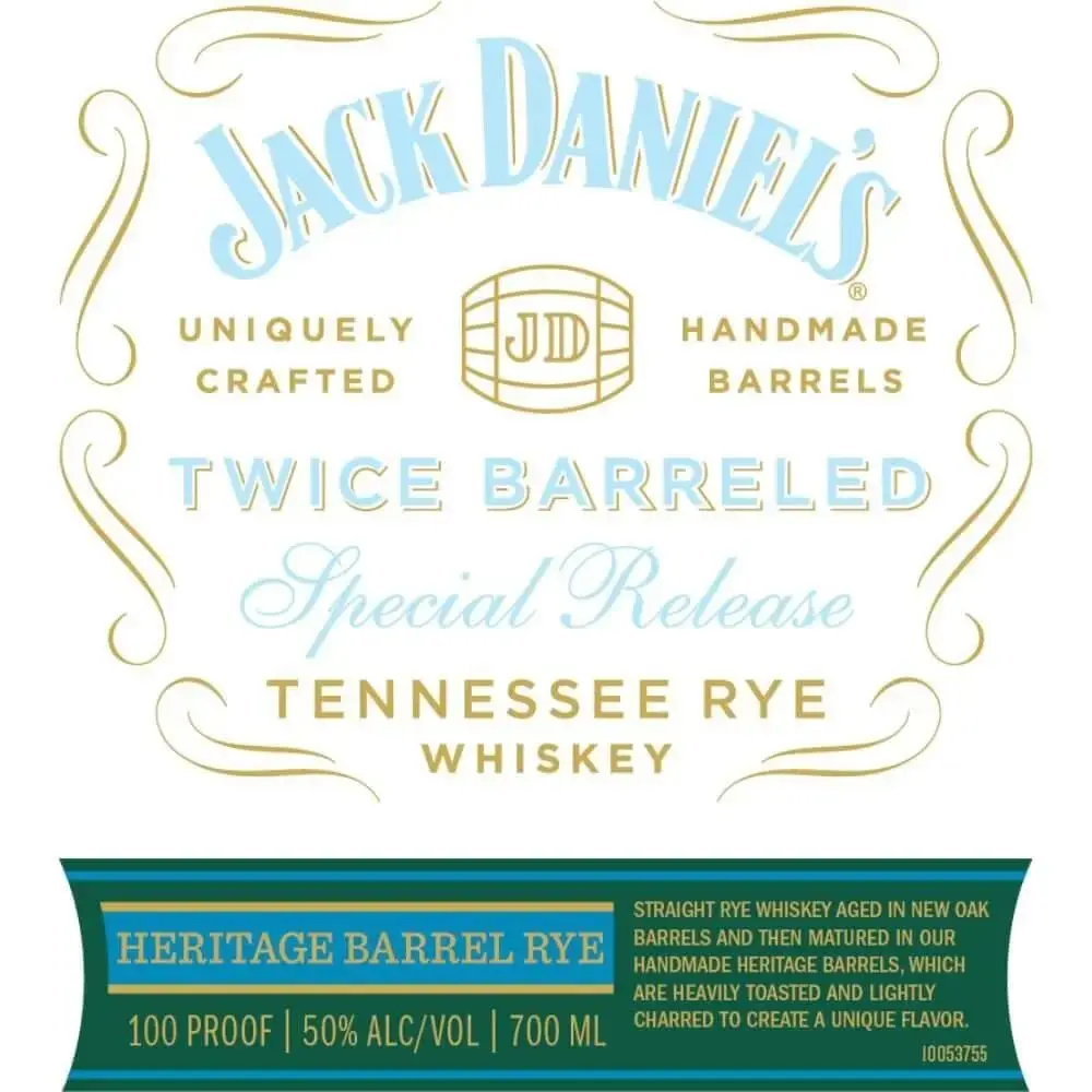 Jack Daniel's Twice Barreled Tennessee Rye 2023 Release - Image 2