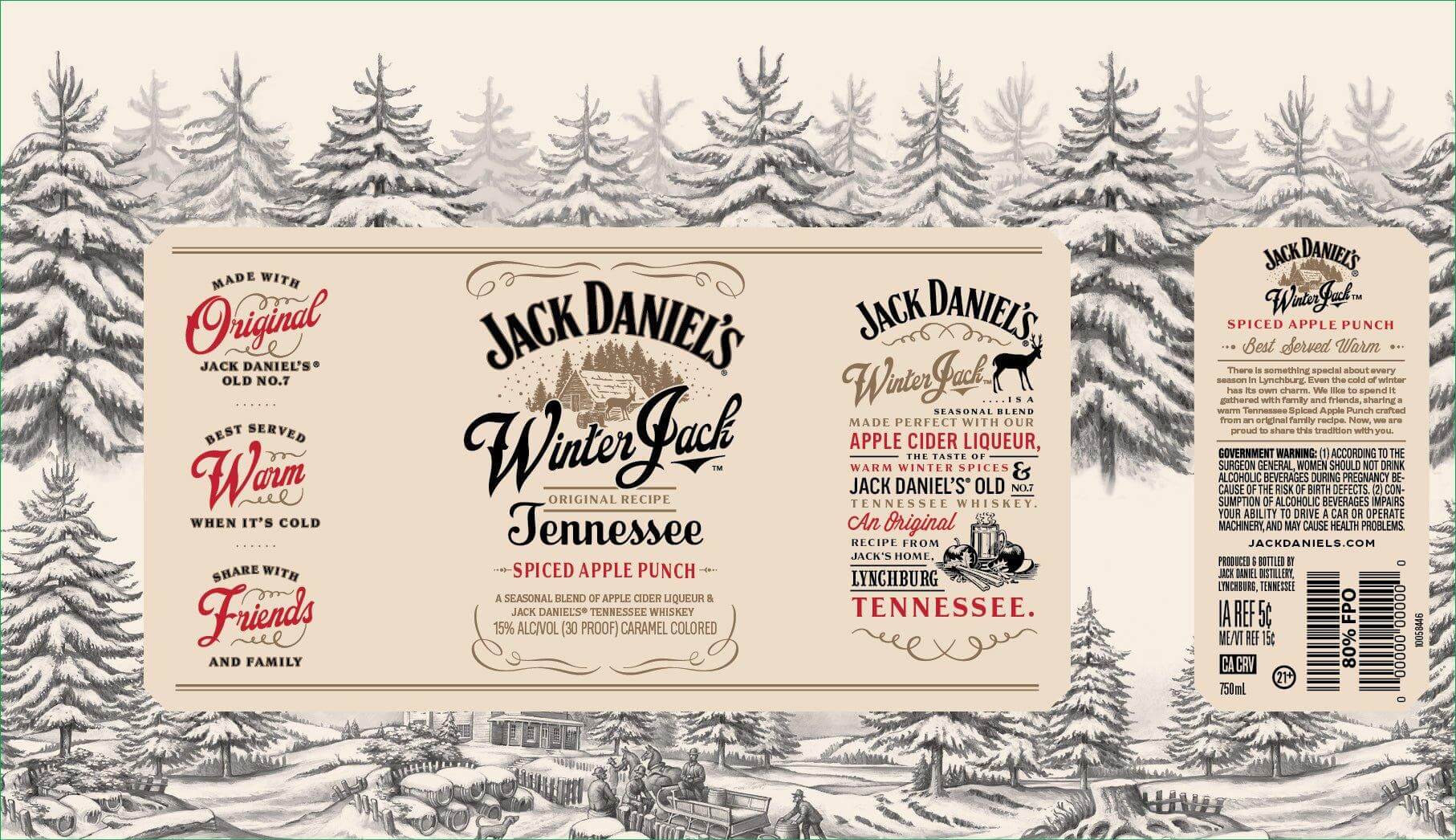 Jack Daniel's Winter Jack Spiced Apple Punch