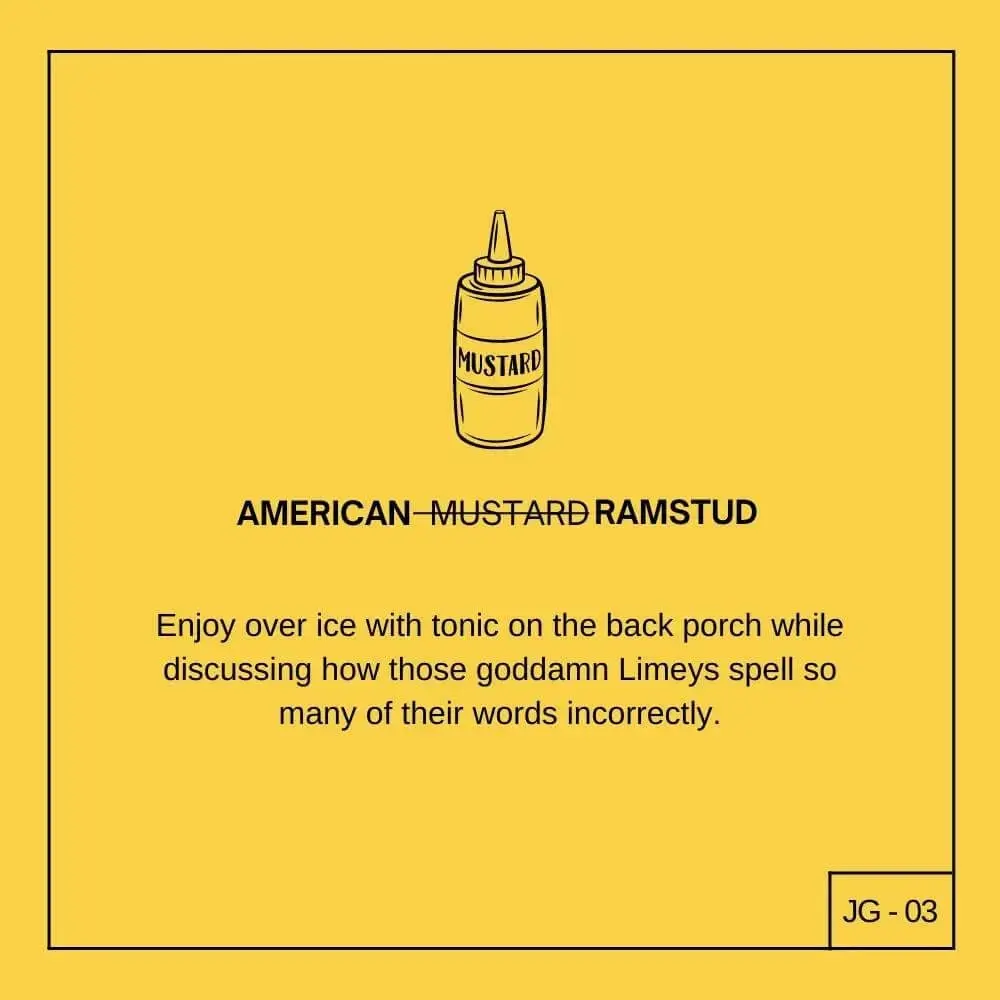 James Gin American Ramstud 700mL W/ Souvenir Gift Key Chain - Image 3