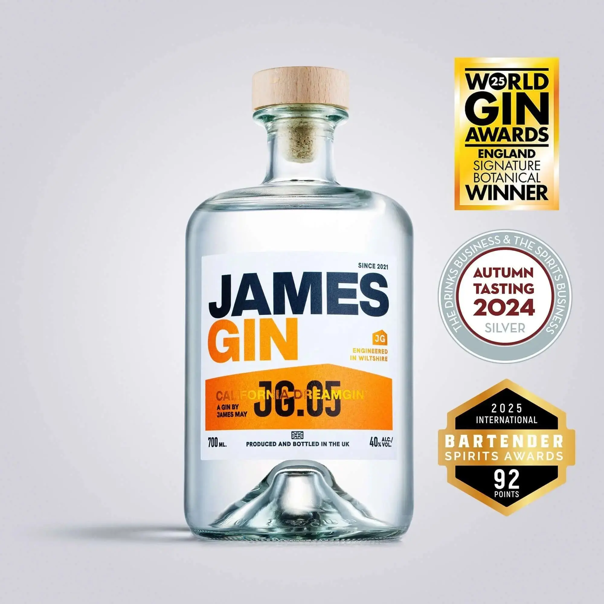 James Gin California Dreamgin' W/ Souvenir Gift Key Chain - Image 3