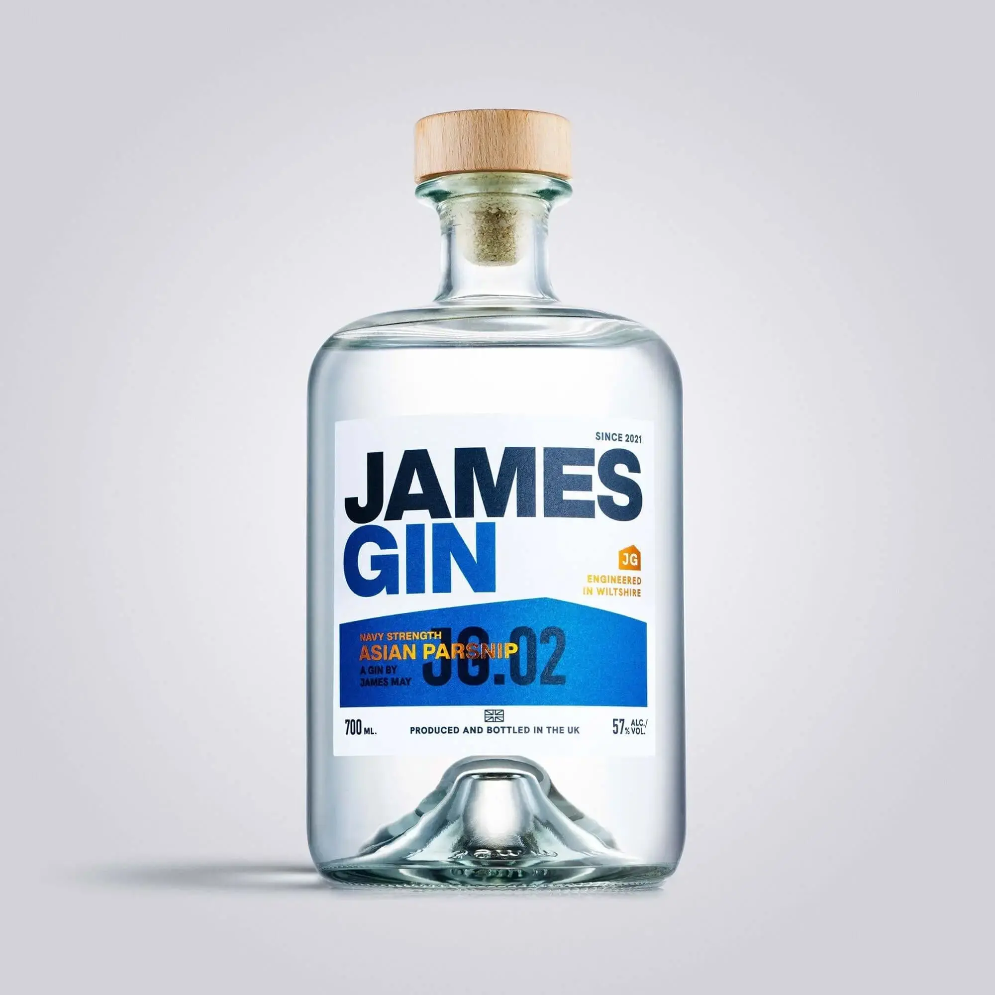 James Gin Navy Strength 700mL 114 Proof W/ Souvenir Gift Key Chain