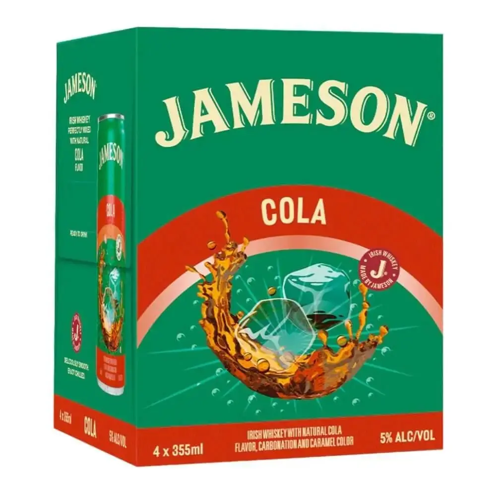 Jameson Cola Canned Cocktail 4pk - Image 2