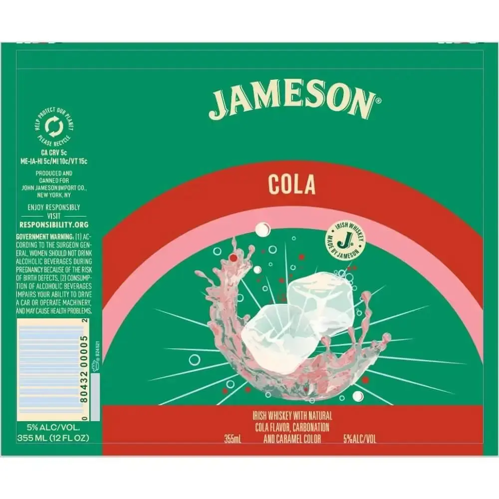 Jameson Cola Canned Cocktail 4pk - Image 3