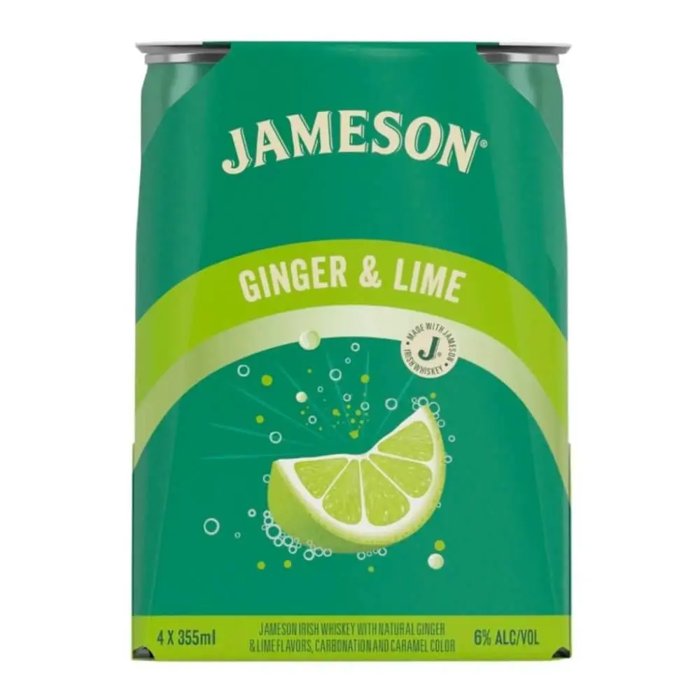 Jameson Ginger & Lime Canned Cocktail 4pk - Image 2