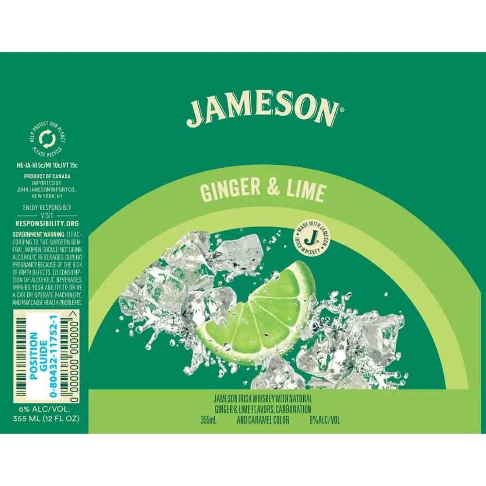 Jameson Ginger & Lime Canned Cocktail 4pk - Image 3