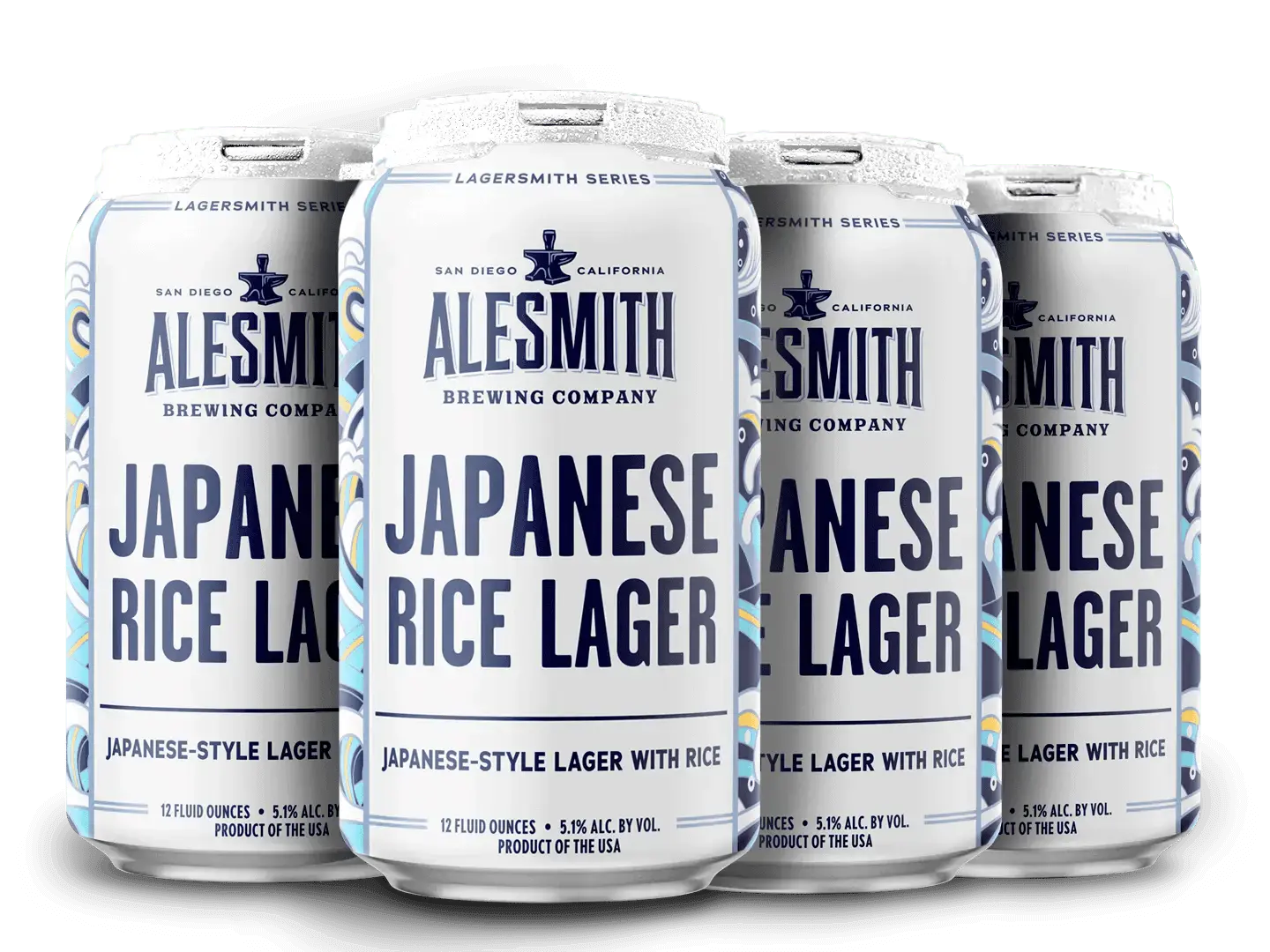AleSmith Japanese Rice Lager (5.1% ABV) 12oz Cans - Image 2