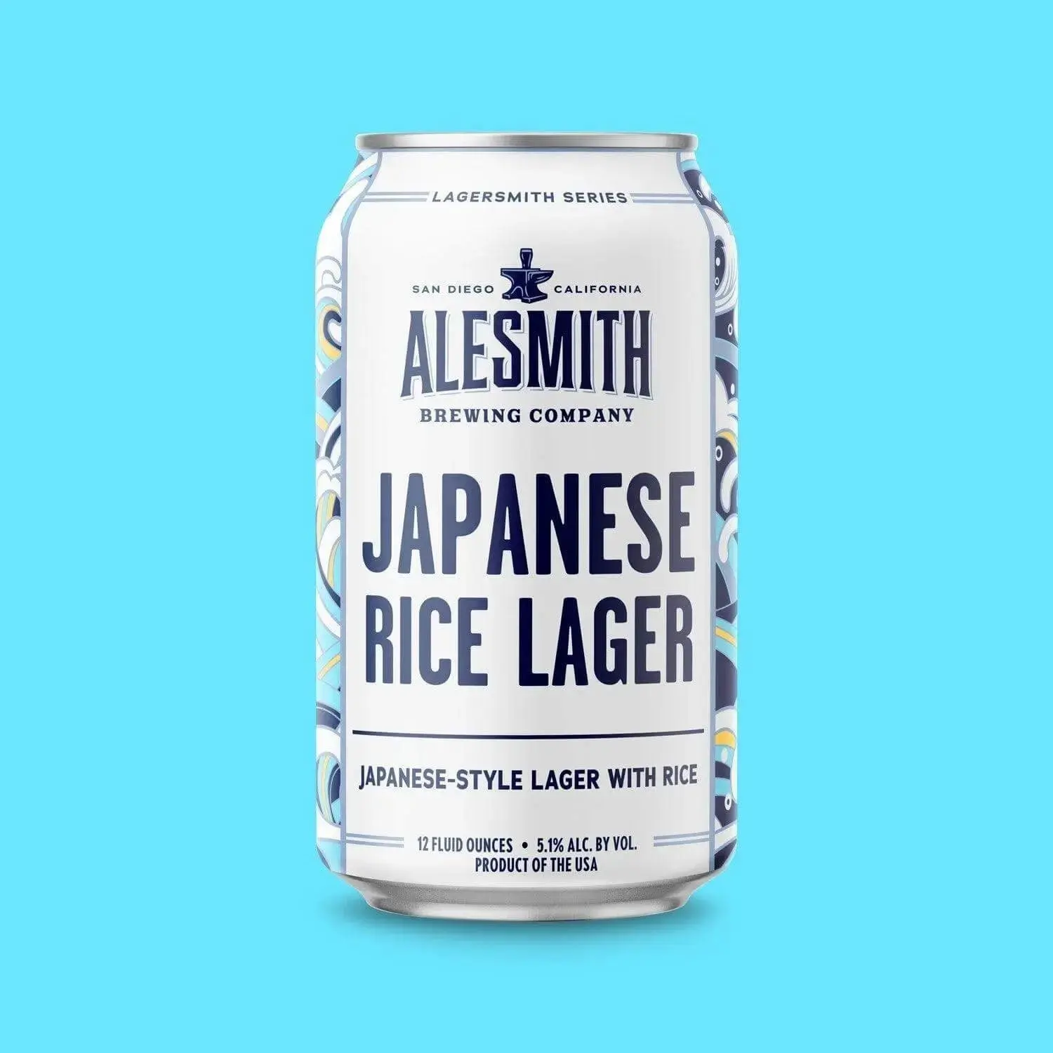 AleSmith Japanese Rice Lager (5.1% ABV) 12oz Cans - Image 3