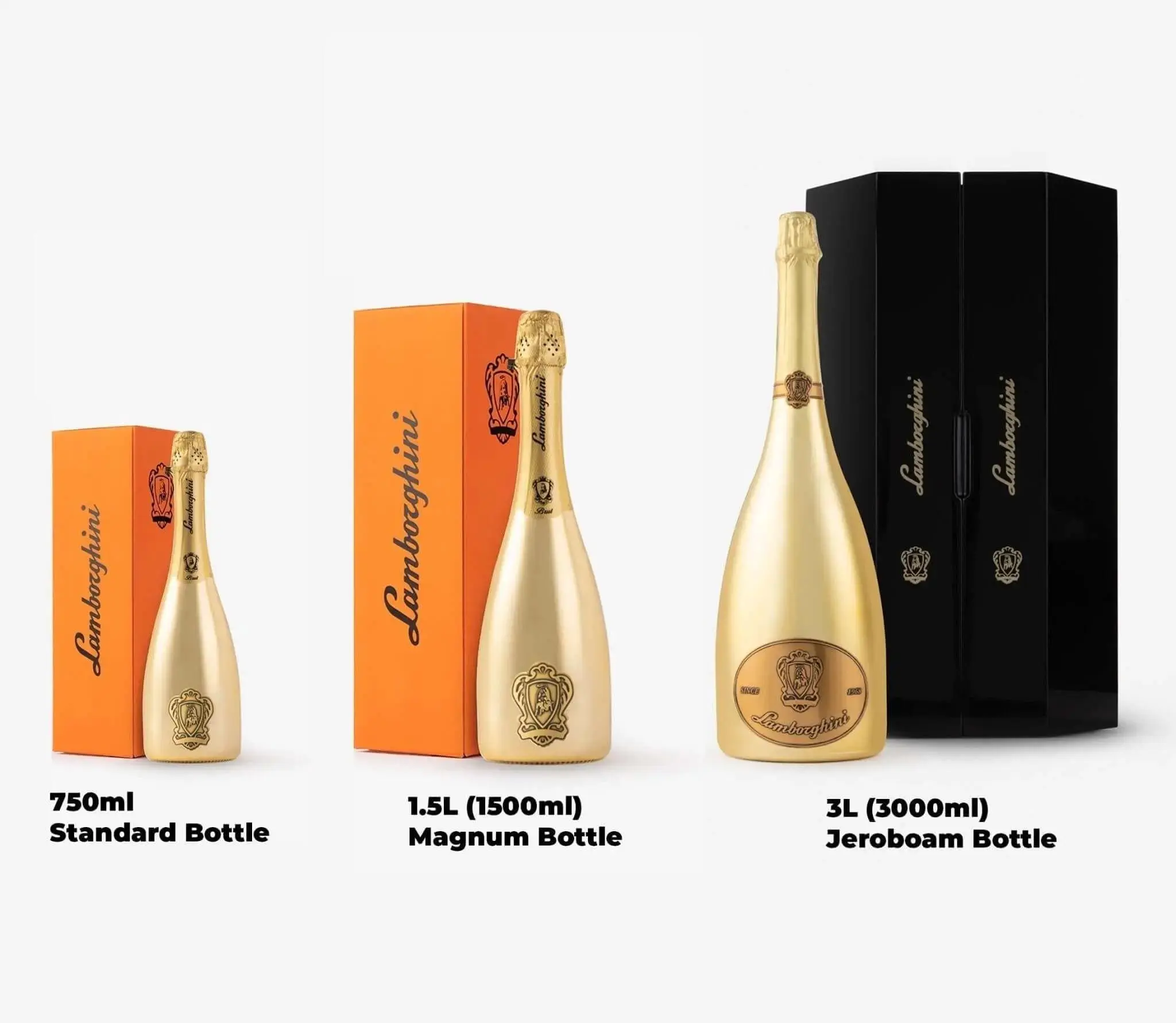 Lamborghini: Gold Jeroboam 3L Brut - Image 6