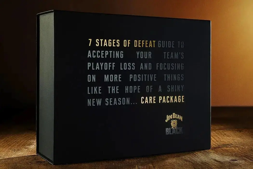 Jim Beam Black “7 Stages of Defeat” Care Package Limited Edition Gift Set