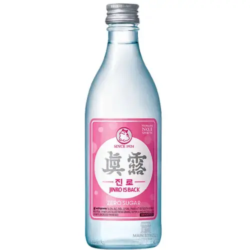 Jinro Is Back Zero Sugar Soju 375mL