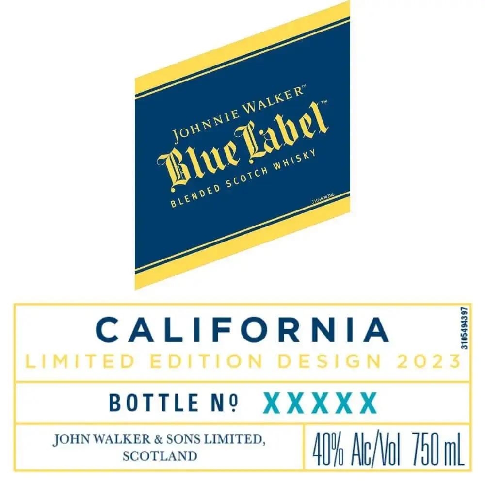 Johnnie Walker Blue Label California Limited Edition Design 2023 - Image 2