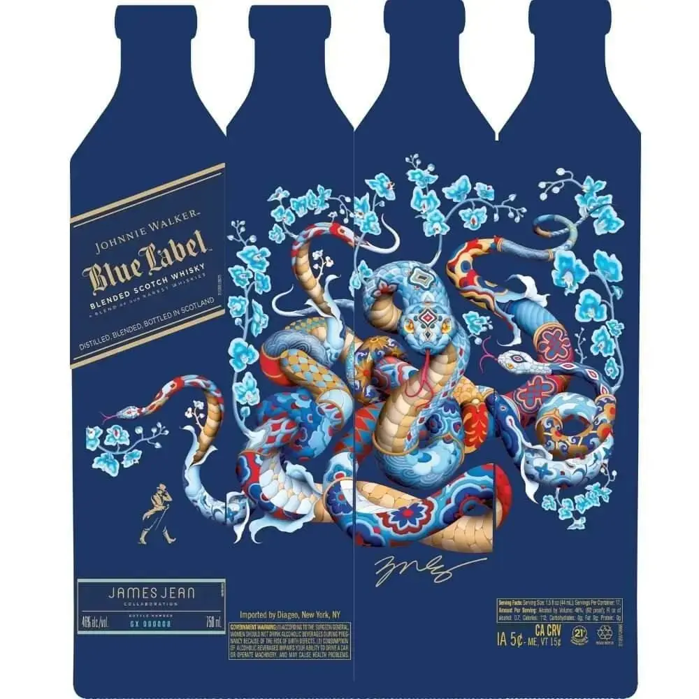 Johnnie Walker Blue Label Year of the Snake by James Jean 750mL - Image 3