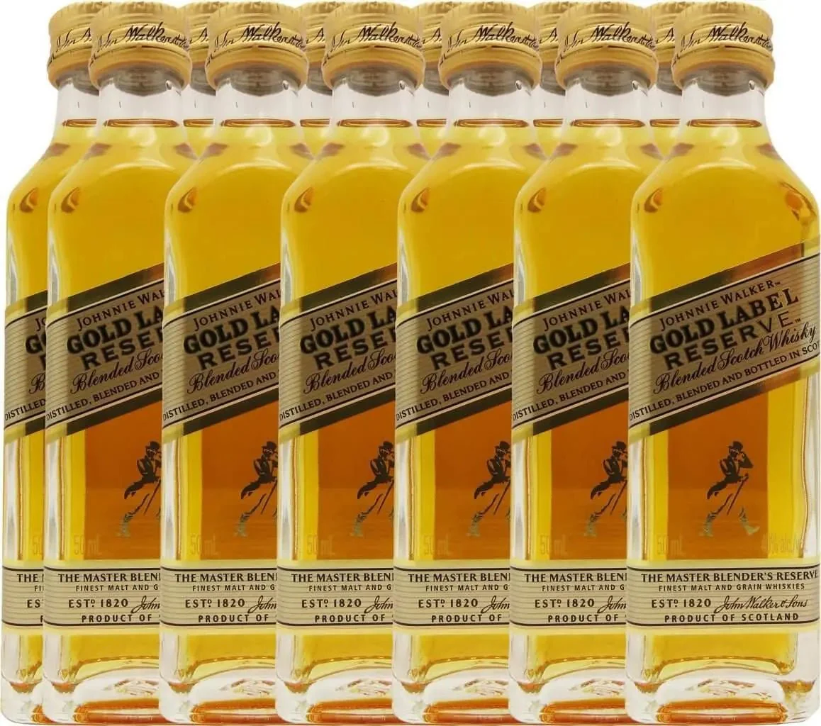 Johnnie Walker Gold Reserve Blended Scotch Whisky 50ml 12pk