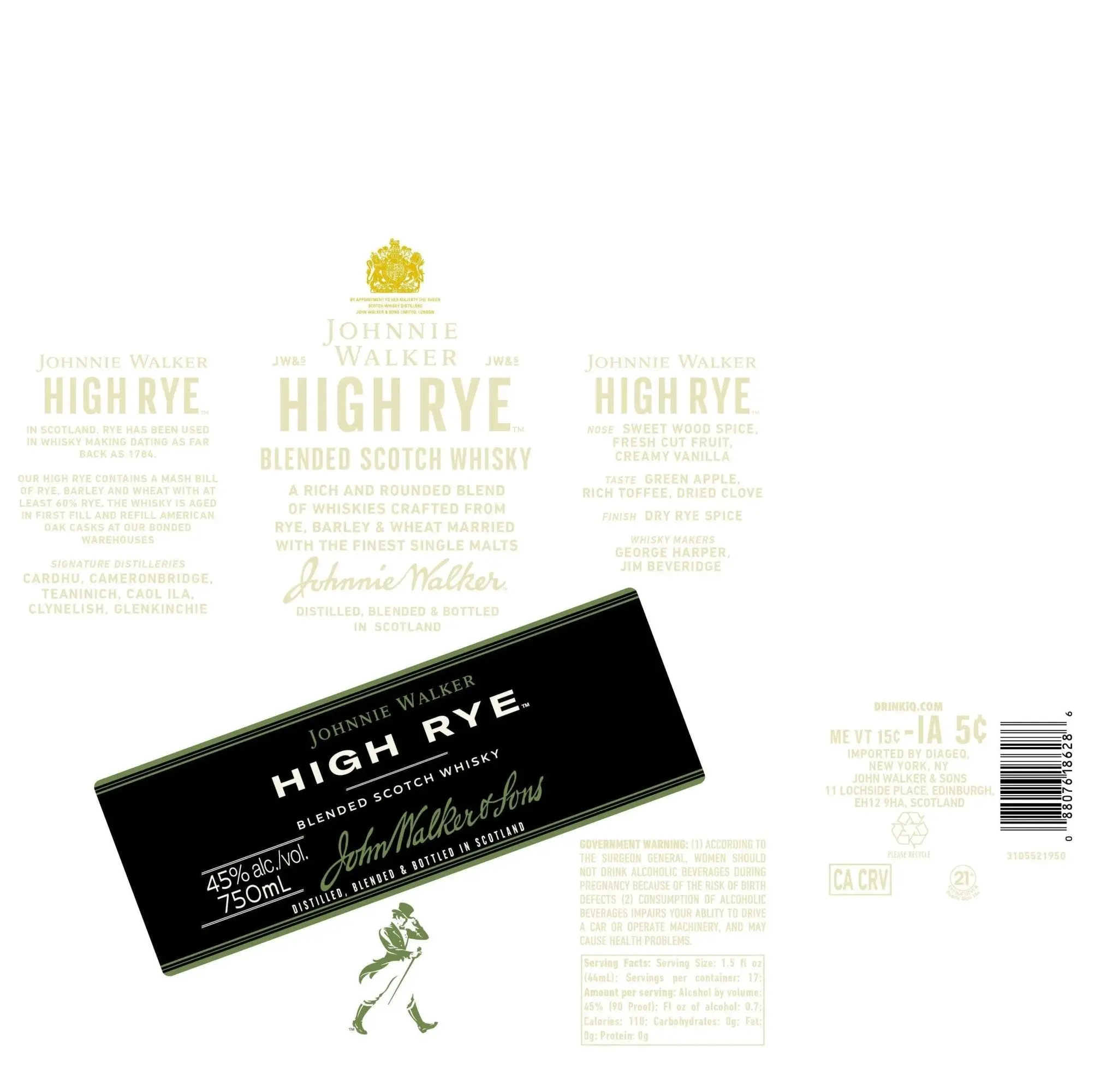 Johnnie Walker High Rye Blended Scotch Whisky