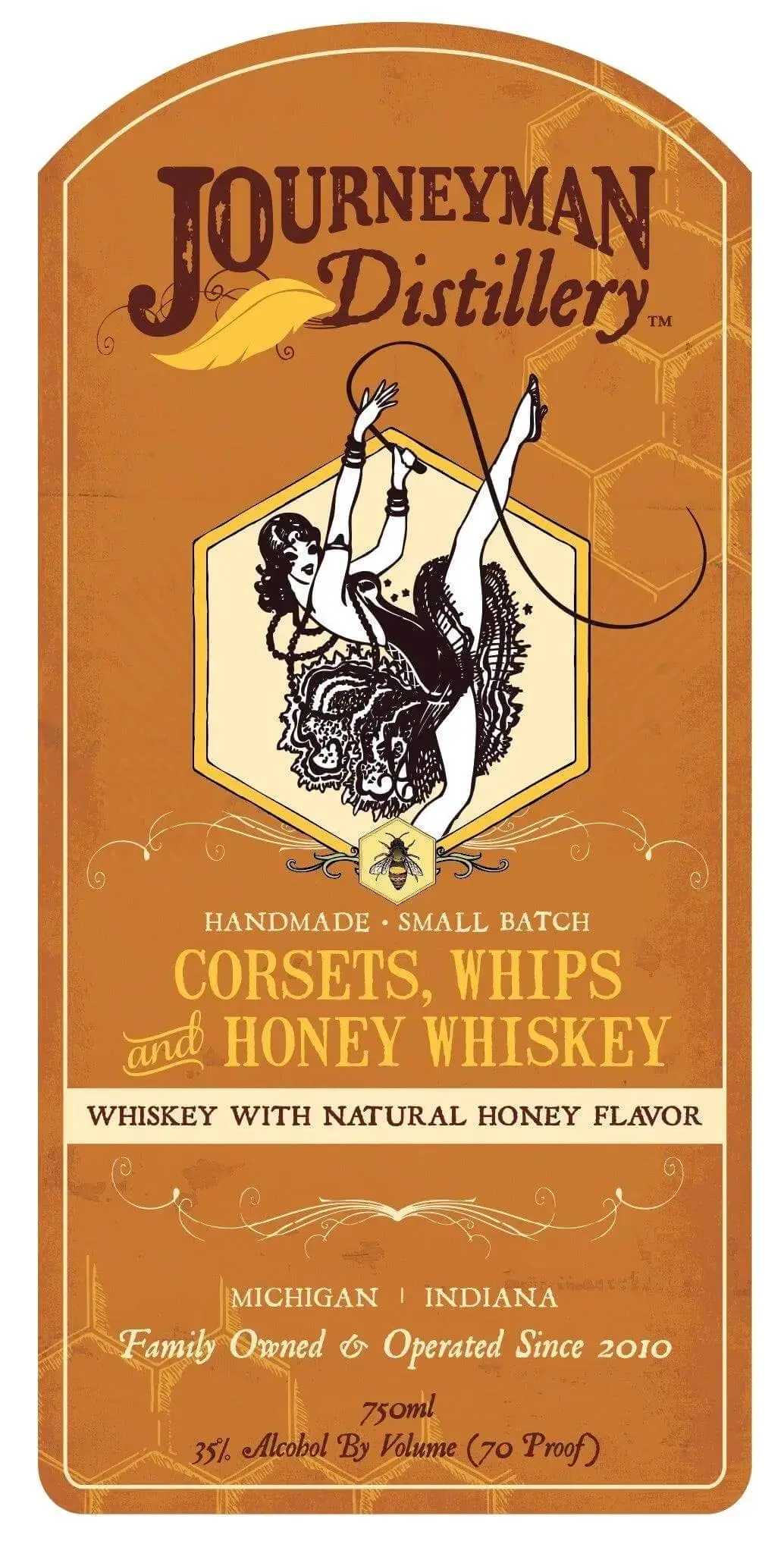 Journeyman Distillery Corsets, Whips and Honey Whiskey - Image 2