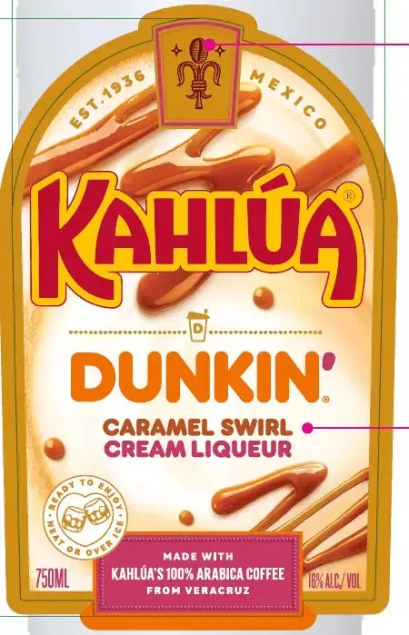 Kahlúa Dunkin’ Caramel Swirl Cream Liqueur