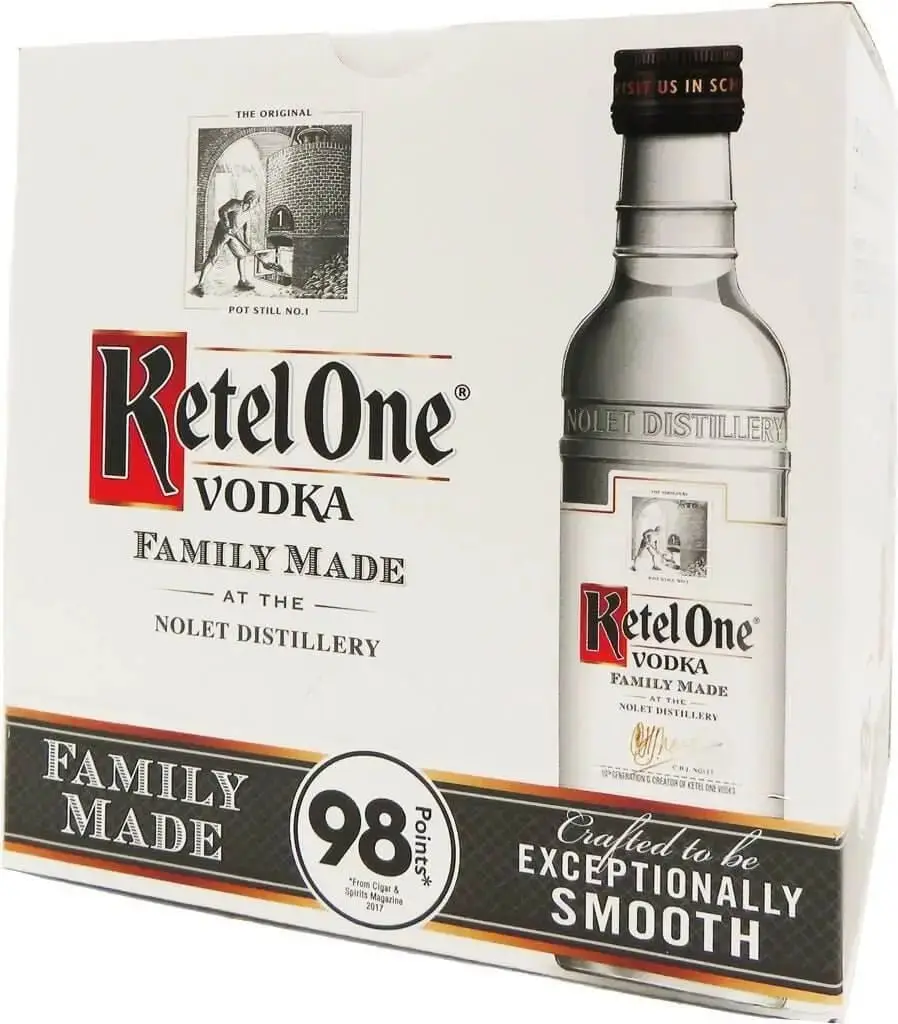 KETEL ONE VODKA 50ML 12PK