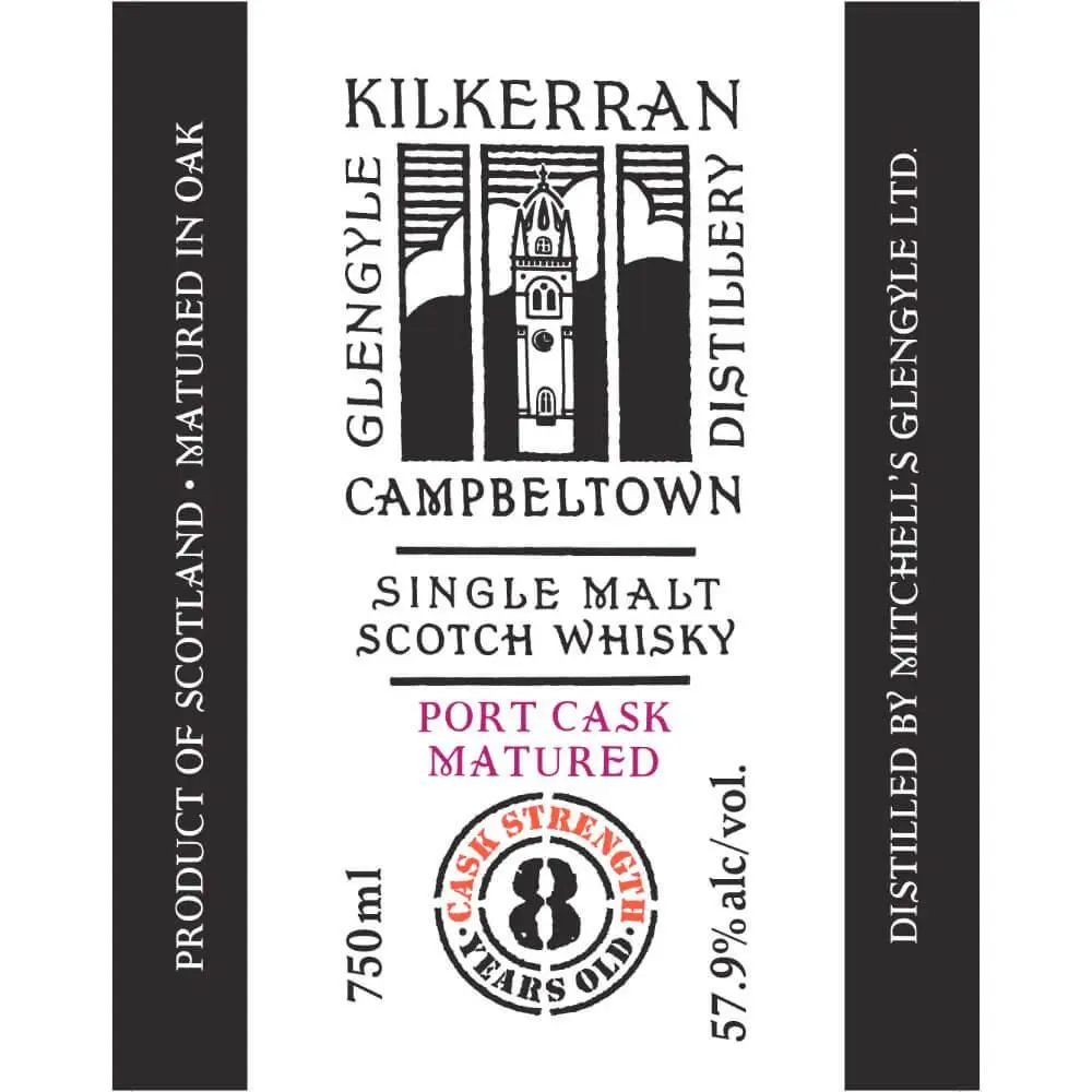 Kilkerran 8 Year Old Cask Strength Port Cask Matured - Image 2
