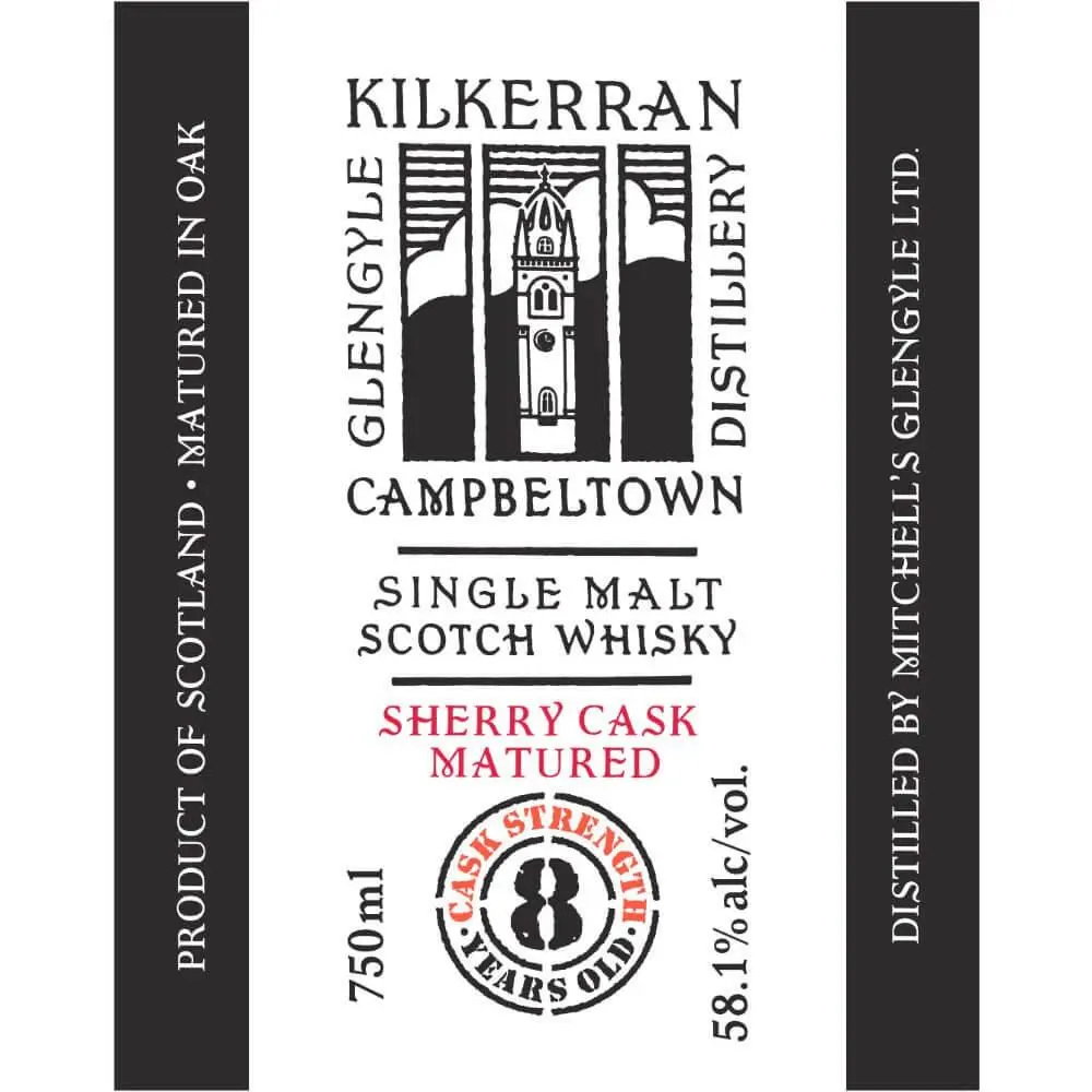 Kilkerran 8 Year Old Cask Strength Sherry Cask Matured - Image 2