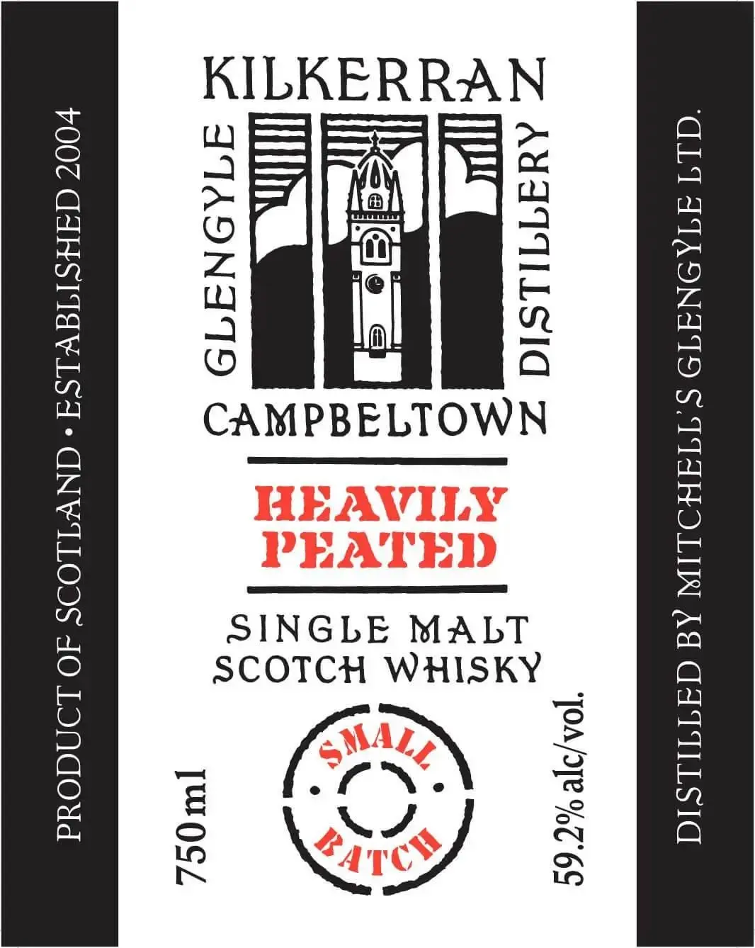 Kilkerran Heavily Peated Small Batch Single Malt Scotch Whisky