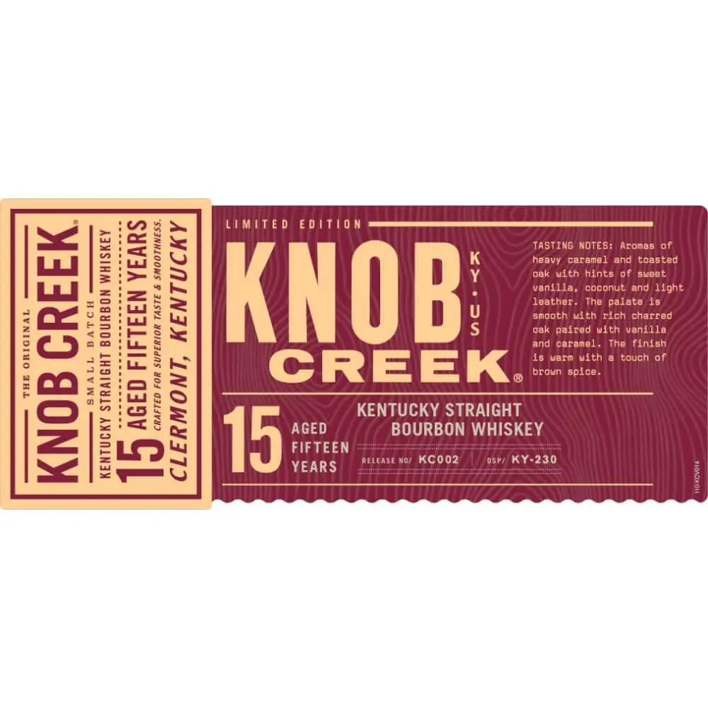 Knob Creek 15 Year Old 2021 Limited Edition - Image 2