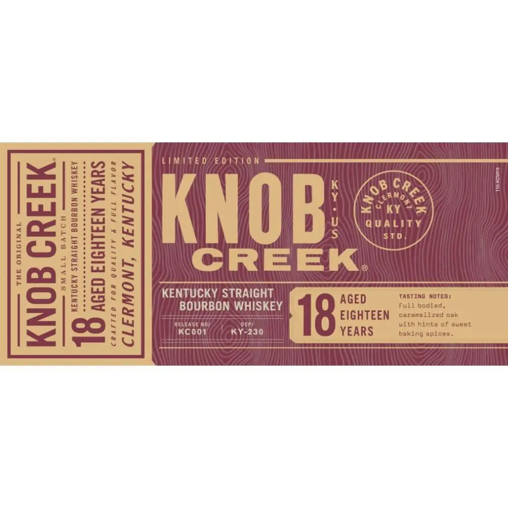 Knob Creek 18 Year Old Bourbon Limited Edition - Image 2