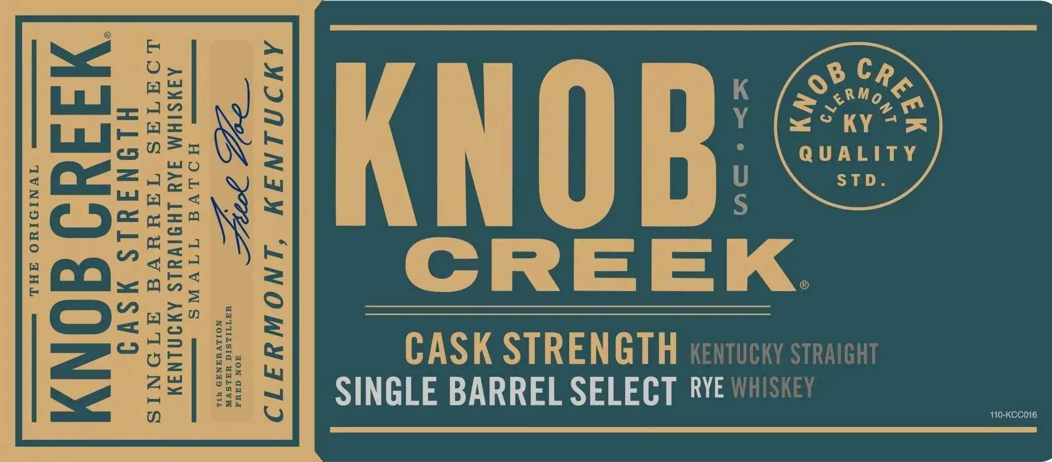 Knob Creek Cask Strength Single Barrel Select Rye Whiskey