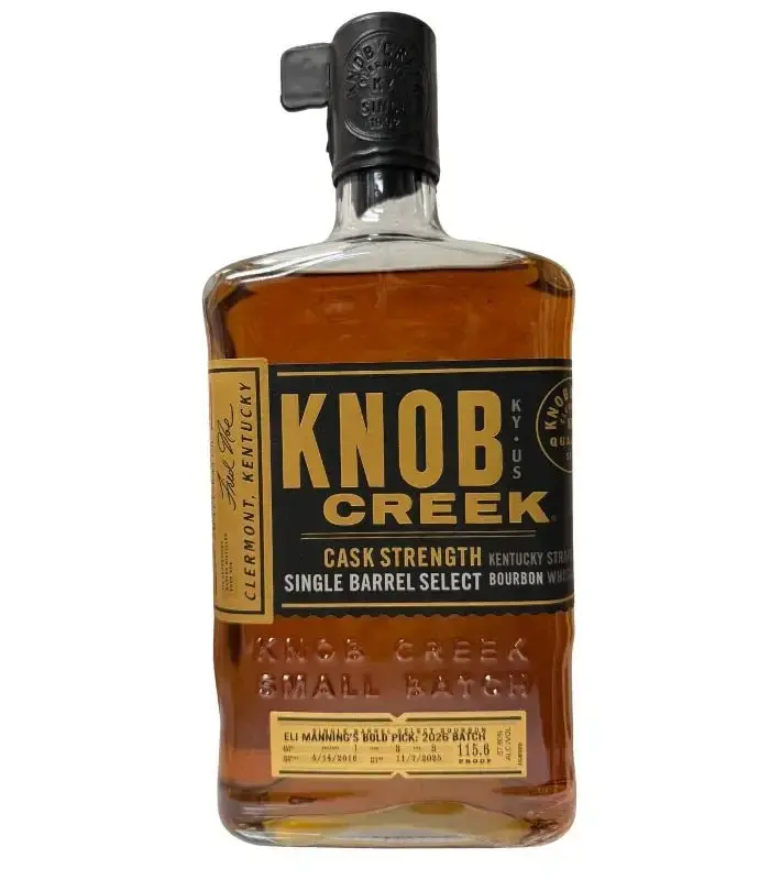 Knob Creek "Eli Manning's Bold Pick: 2026 Batch" Cask Strength Single Barrel Bourbon