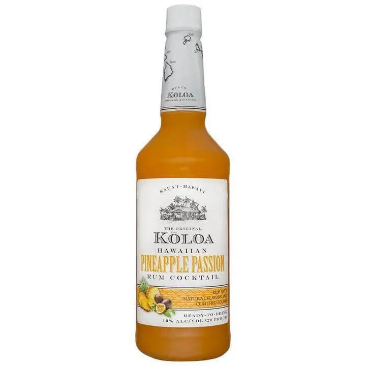 Kōloa Hawaiian Pineapple Passion Rum Cocktail 1 Liter