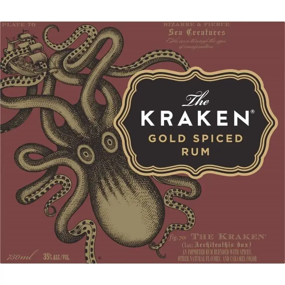 Kraken Gold Spiced Rum - Image 2