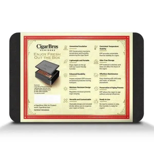 La Aurora 20 Premium Cigars Set & Cutter + Personal Humidor by CigarBros - Image 2