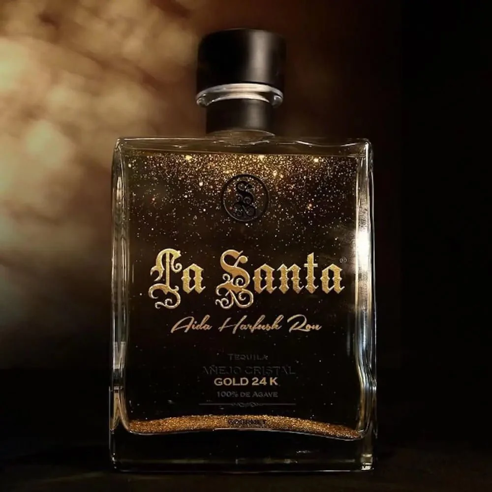 La Santa Tequila 24K Gold Anejo - Image 3