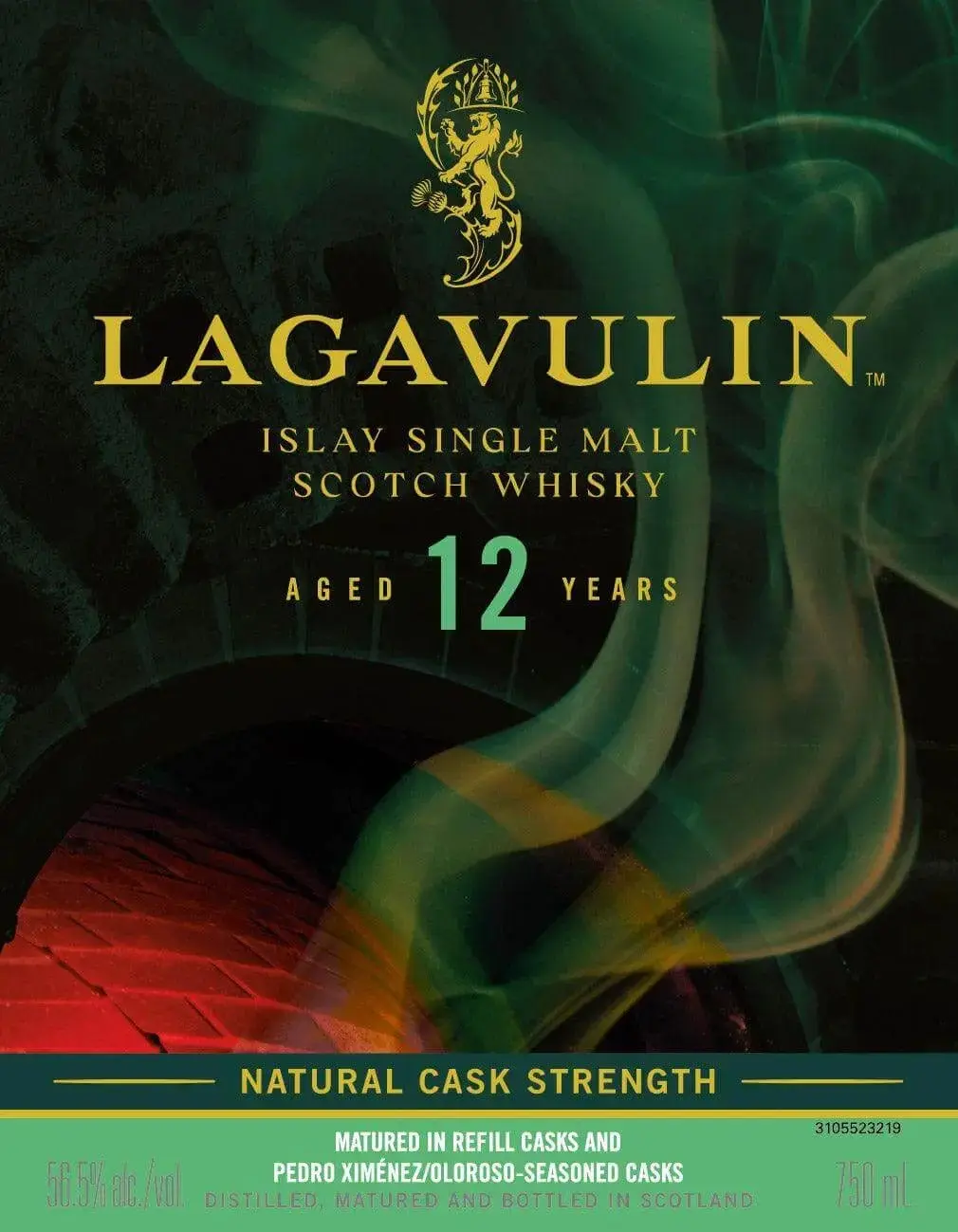 Lagavulin 12 Year Old Islay Single Malt Scotch Natural Cask Strength