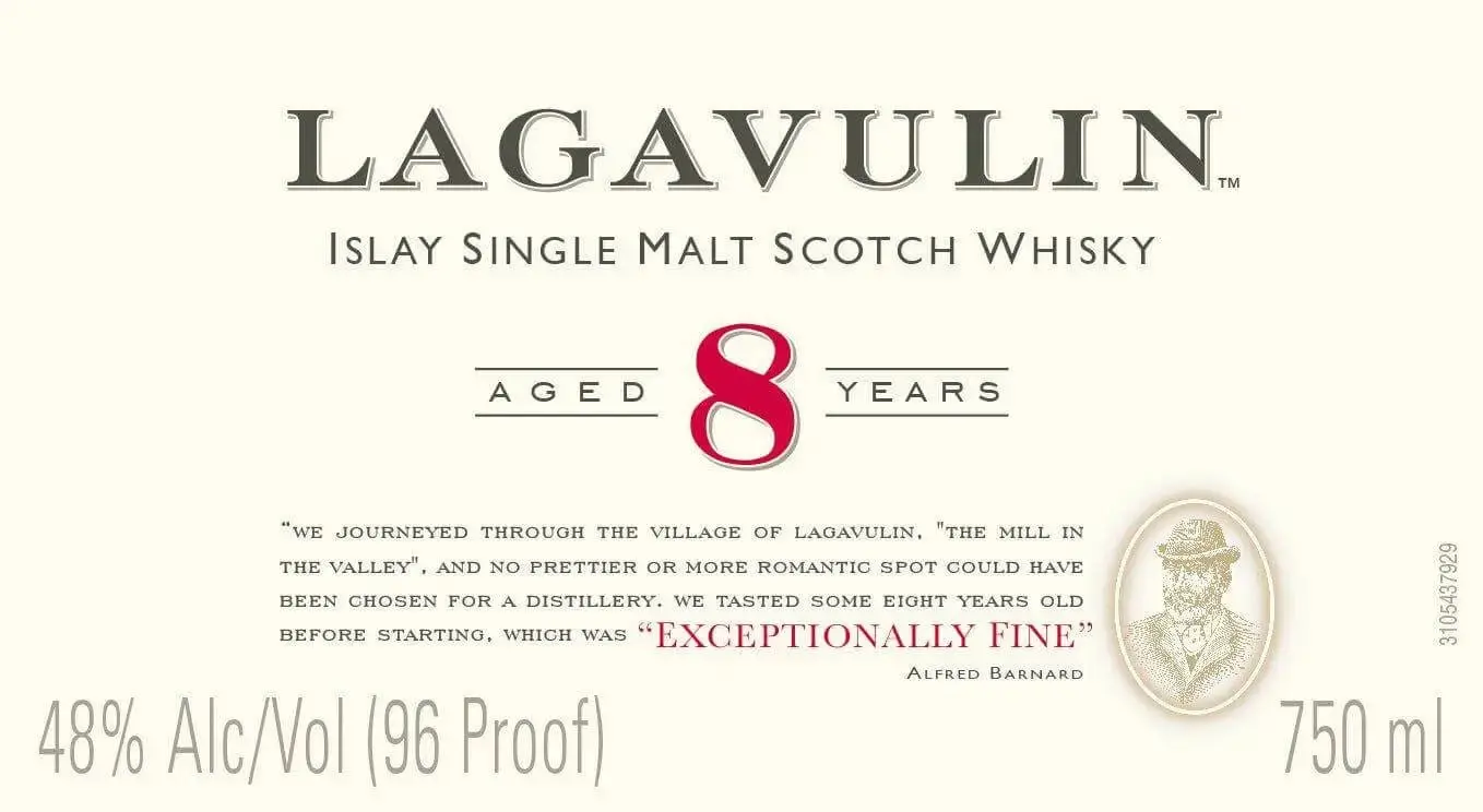 Lagavulin 8 Year Old Islay Single Malt Scotch Whisky