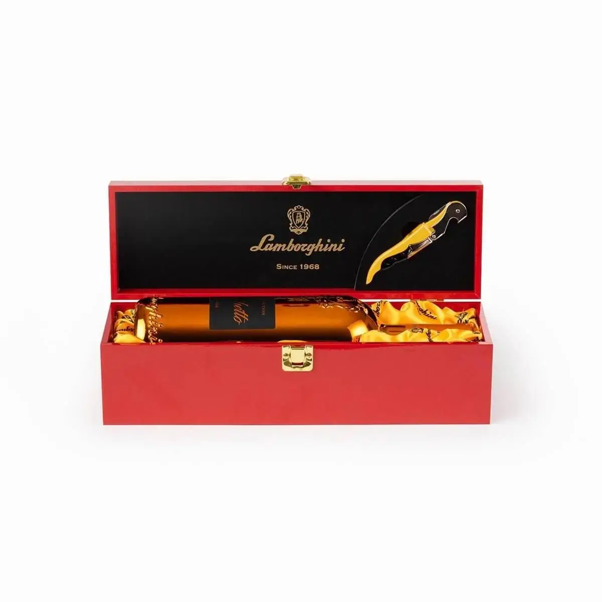 Lamborghini Luxe: Grechetto with Gift Box & Corkscrew - Image 2