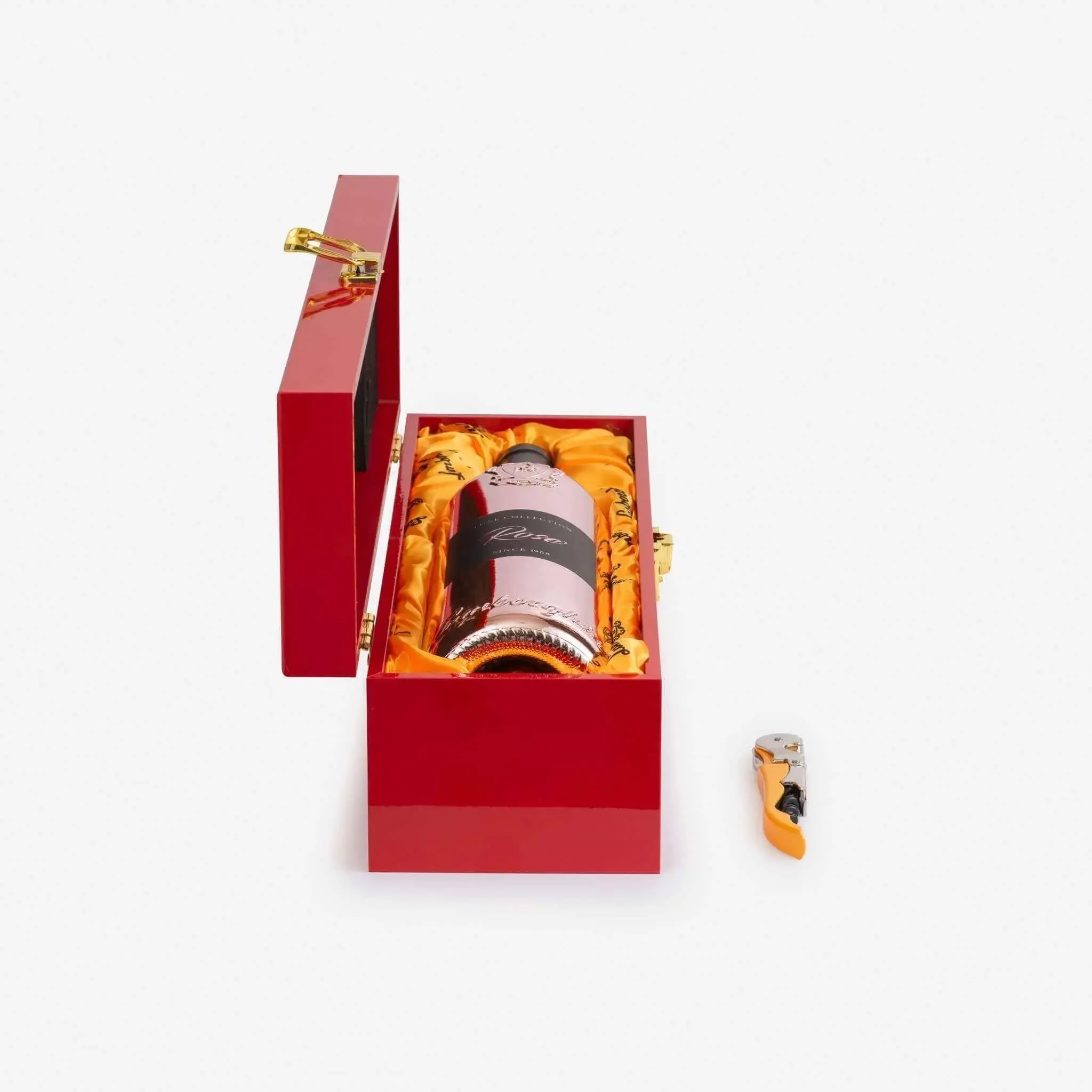 Lamborghini Luxe: Rose with Gift Box & Corkscrew - Image 3