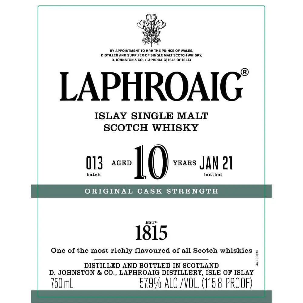 Laphroaig 10 Year Old Cask Strength Batch 13 - Image 2