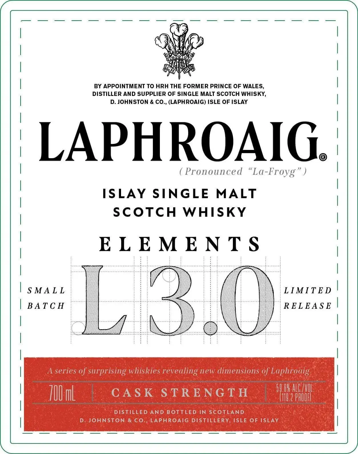 Laphroaig Elements 3.0 Islay Single Malt Scotch Whisky Cask Strength