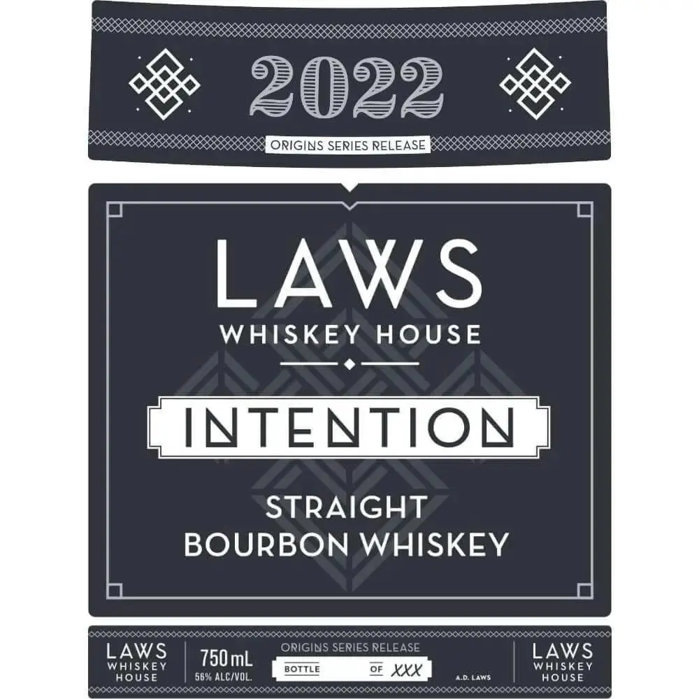 Laws Intention Straight Bourbon Origins Series 2022 - Image 2