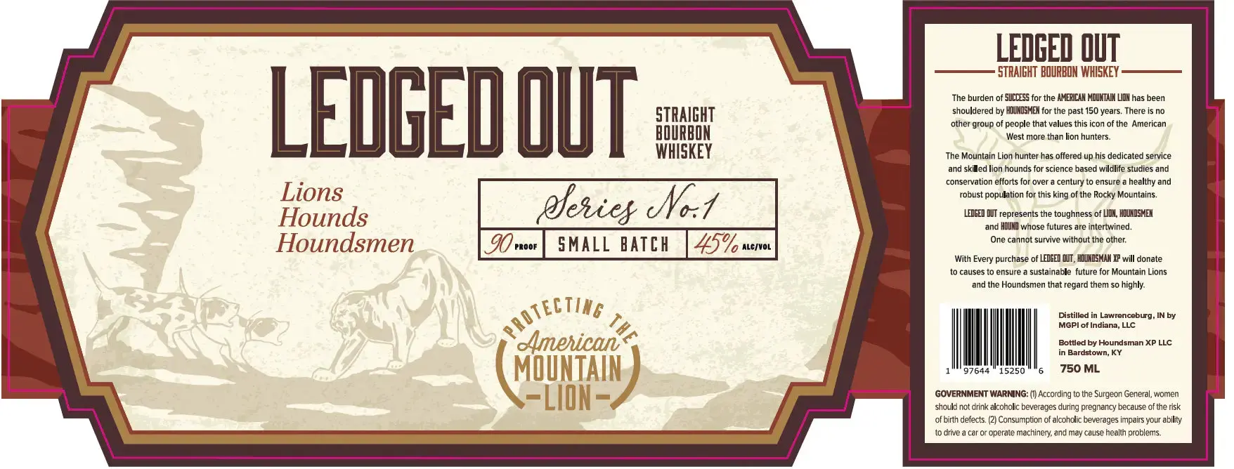 Ledged Out Straight Bourbon Whiskey Series No.1