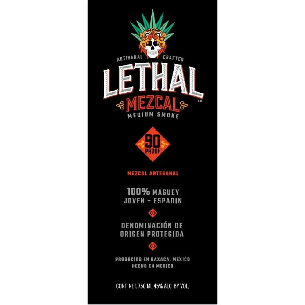 Lethal Mezcal Medium Smoke Mezcal Artesanal