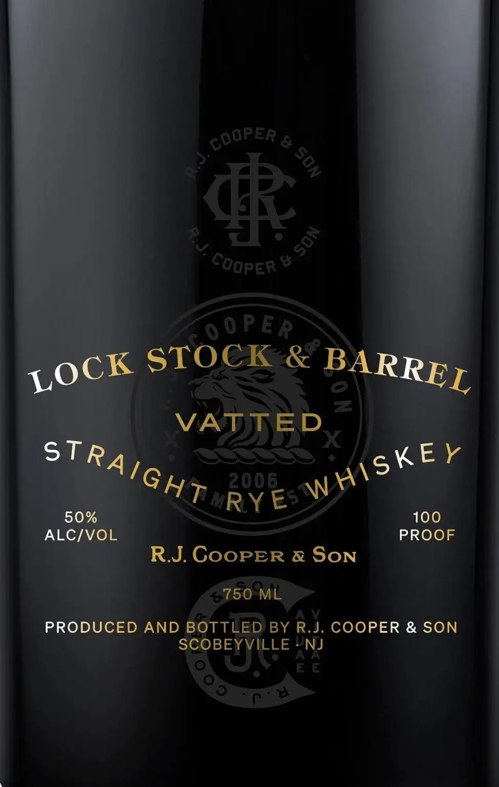 Lock Stock & Barrel Vatted Straight Rye Whiskey