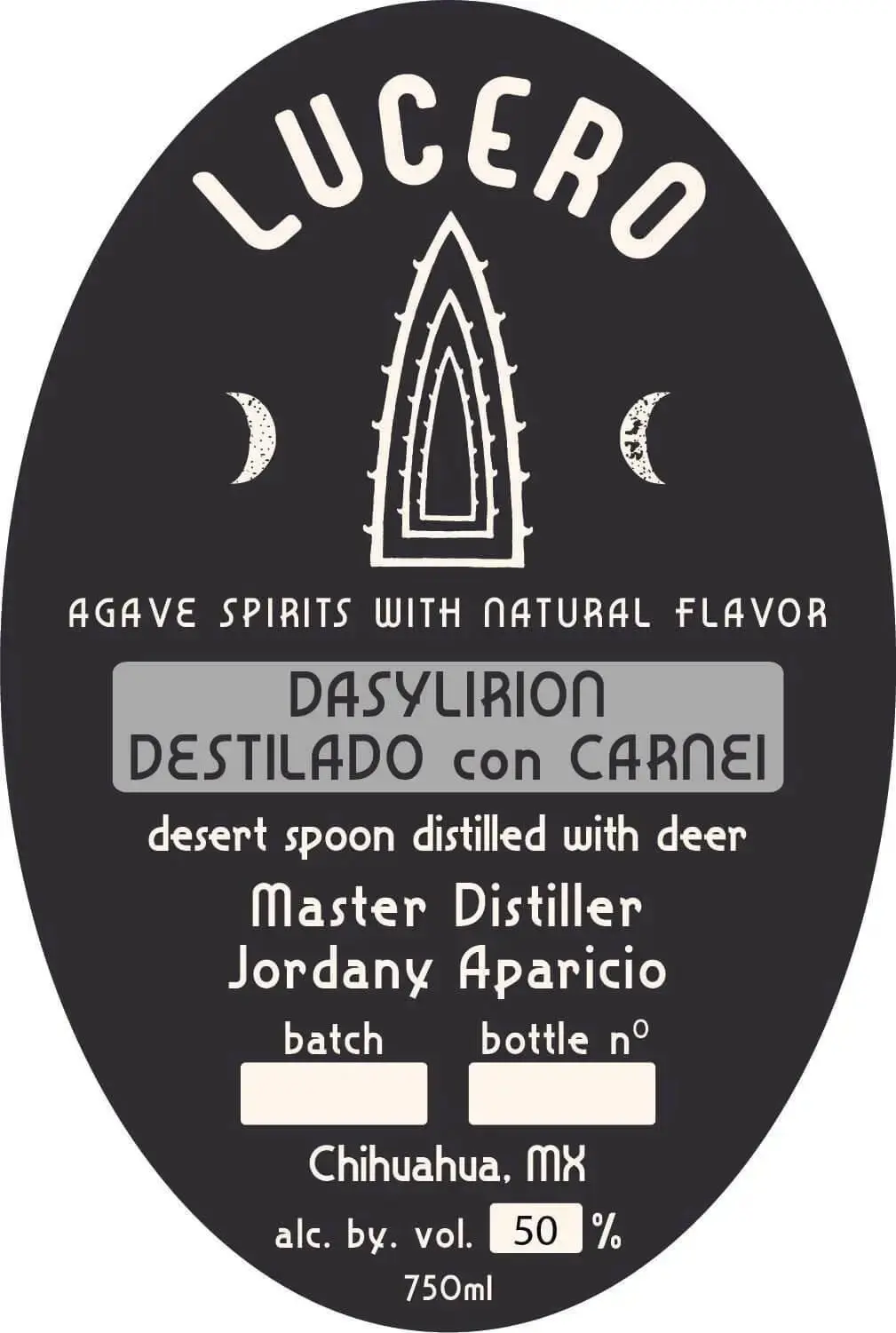 Lucero Dasylirion Destilado con Carne - Desert Spoon Distilled with Deer