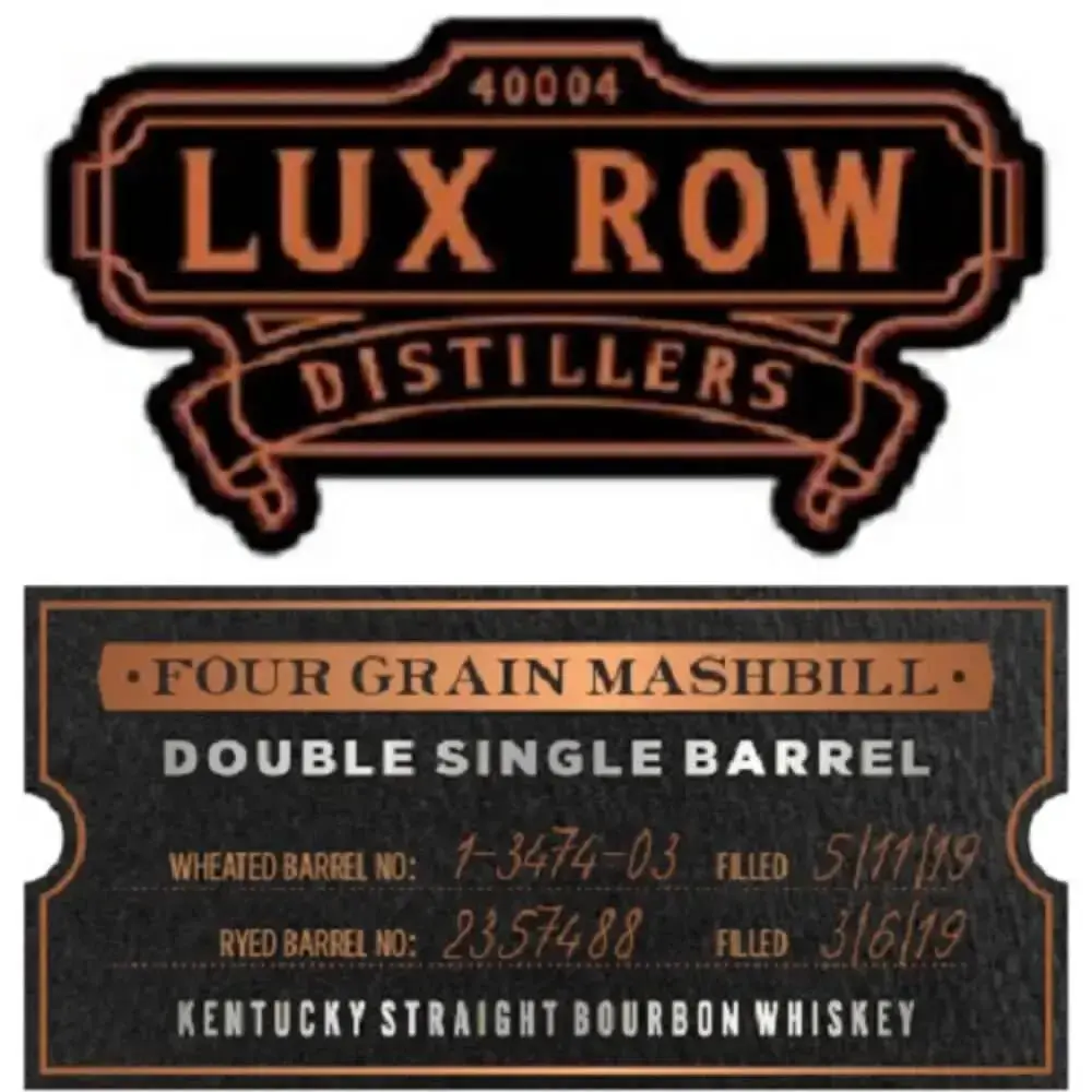 Lux Row Distillers Four Grain Double Single Barrel Straight Bourbon - Image 2