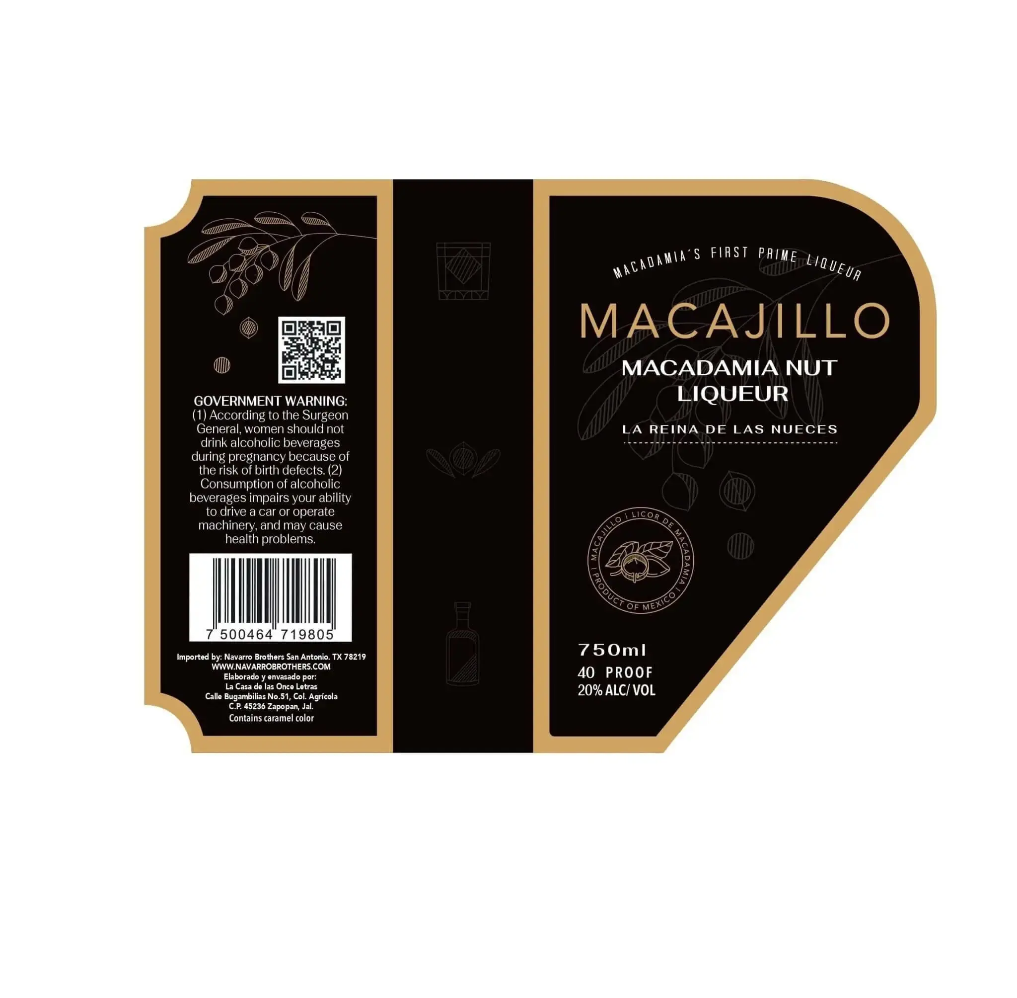 Macajillo Macadamia Nut Liqueur 750ml